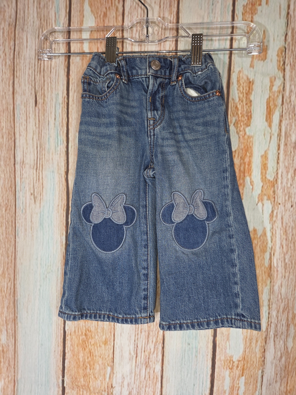 GAP X Disney Baby Minnie Mouse Stride Jeans. Size 18-24m